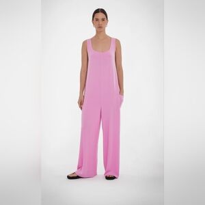 NWT Paper Label Claire Jumpsuit in Fondant Pink